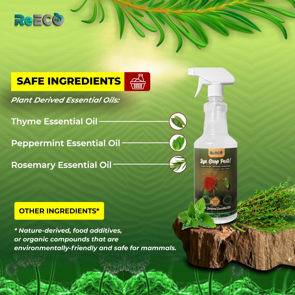 Product Infographics Design For ReECO's Bye Crop Pests 5