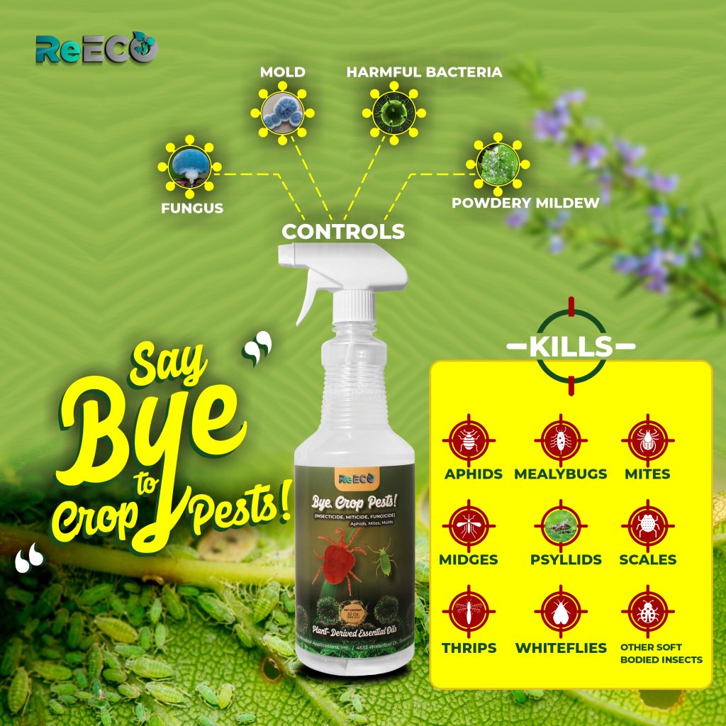 Product Infographics Design For ReECO's Bye Crop Pests 4