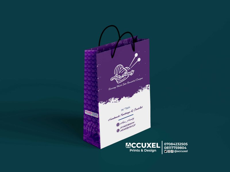 Custom A4 Paper Bags (Medium) - Accuxel