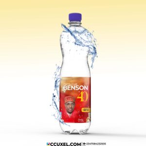 40th Birthday Water Bottle Stickers