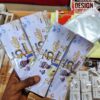50TH BIRTHDAY STICKERS printing