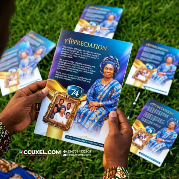 A5 Burial Brochure Printing