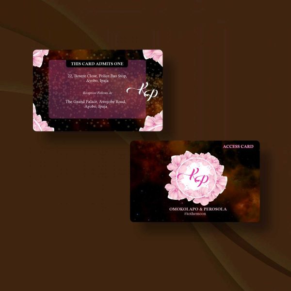 Access Cards for Wedding