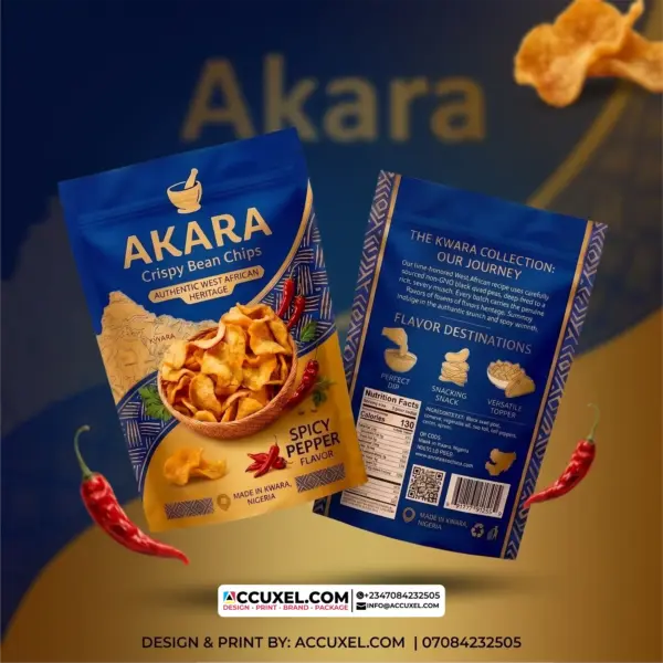Akara Chips Packaging Design