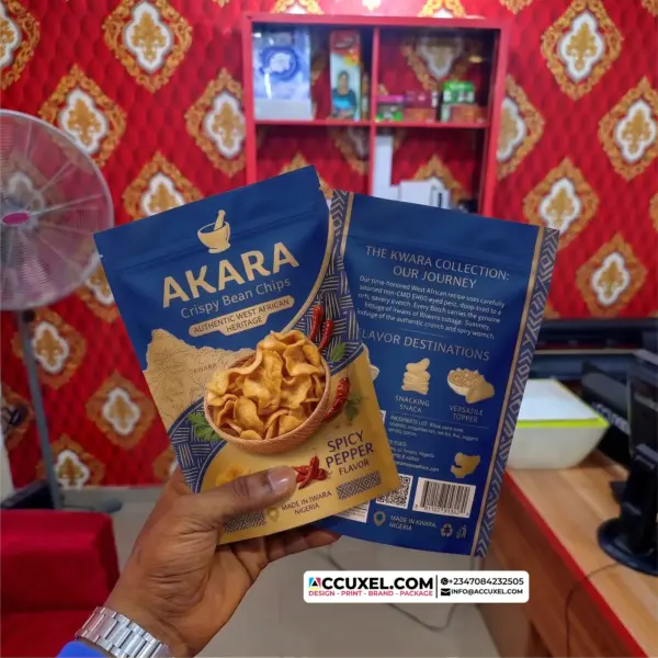 Akara Chips Packaging Nylon Printing