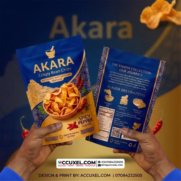 Akara Chips Packaging Pouch Bag