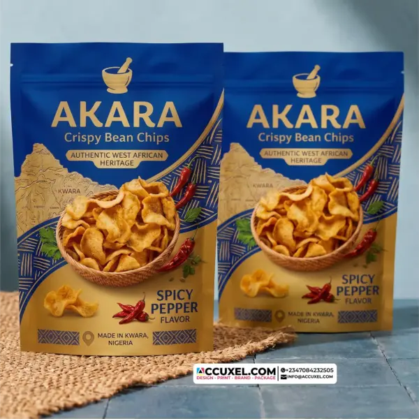Akara Chips Packaging Pouch Design