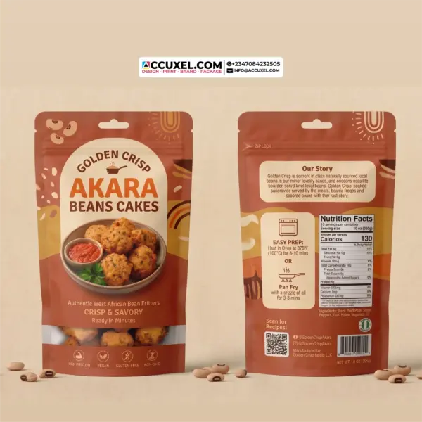 Akara Packaging Pouch Design & Printing