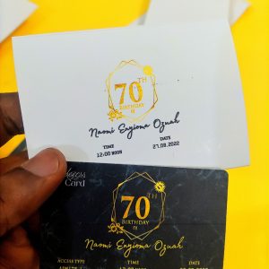 Birthday access cards design and printing