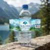Bottle Water Sticker Label Design