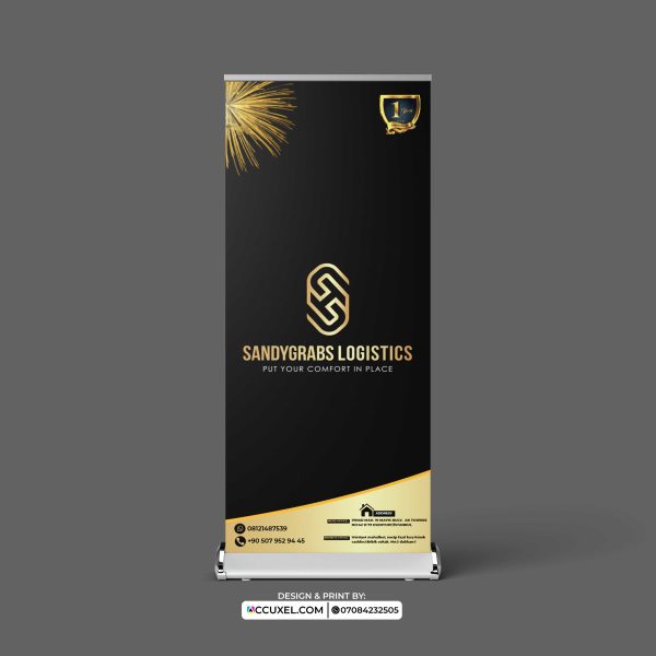 Business roll up banner design and printing