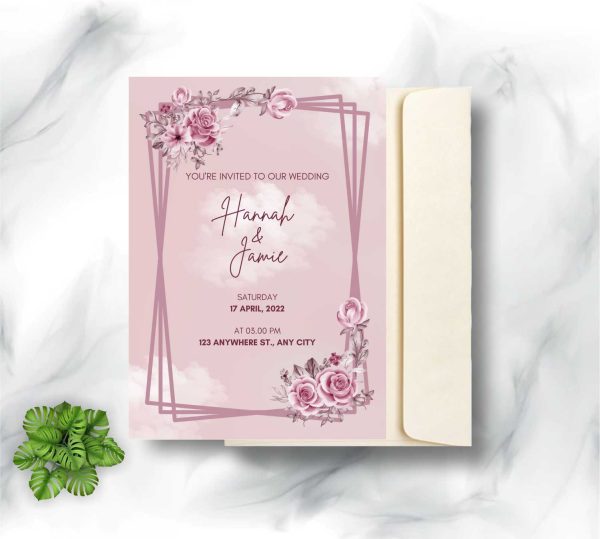 Christian Wedding Invitation Card Design and Printing