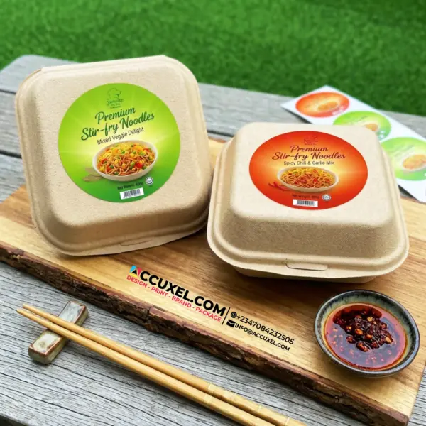 Circle Food Label Stickers