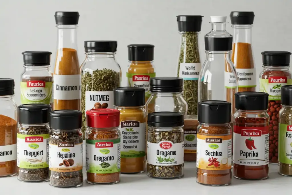 Common Types Of Spice Bottles
