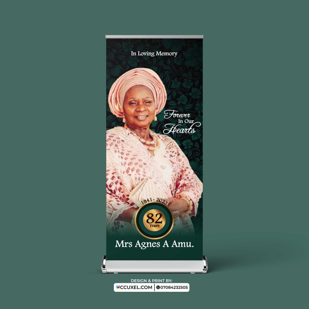 Get Custom Burial Roll Up Banner Design And Printing - Design And ...