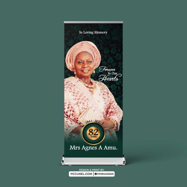 Custom Burial Retractable Banner Design and Printing