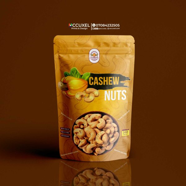 Custom Cashew Pouch Design and Printing