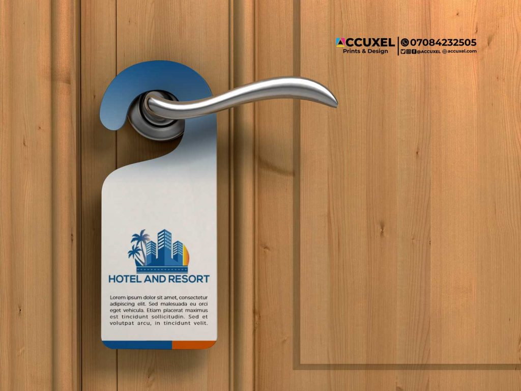 Get Custom Door Hang Tags Design And Printing In Nigeria - Design And ...