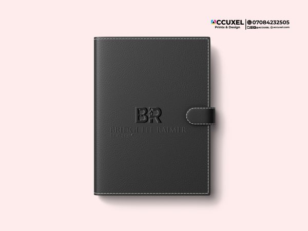 Custom Engraved Leather Notepad Design and Printing
