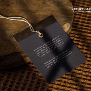 Custom Fold Over Jewelry Hang Tags Design and Printing
