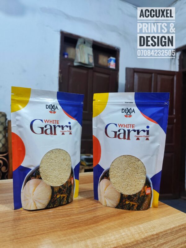 Custom Garri Packaging ideas