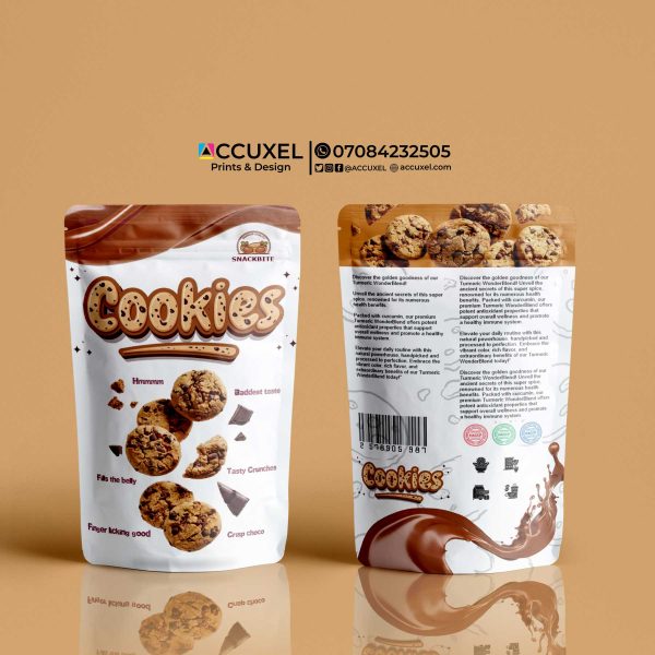 Custom Snacks Pouch Design and Printing (Low Minimum Order)