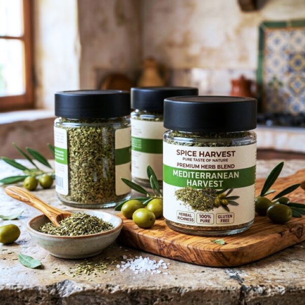 Custom Spice Jar Stickers Design