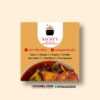 Custom Square Food Packaging Label Stickers Design Printing