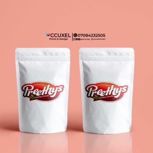 Custom Stand Up Pouch with Logo Printing