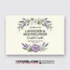 Custom Transparent Candle Label Sticker Design