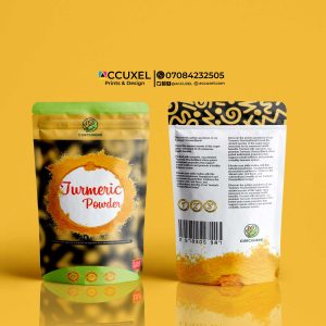 Get Custom Turmeric Packaging Pouch Design And Printing (Low Minimum ...