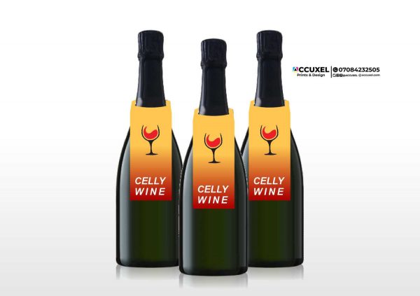 Custom Wine Bottle Neck Hang Tags Design and Printing