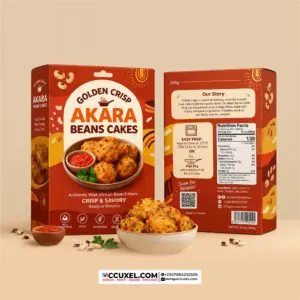 Accuxel - Design and Printing Company in Kwara State, Nigeria 13 Custom akara packaging box design and printing service