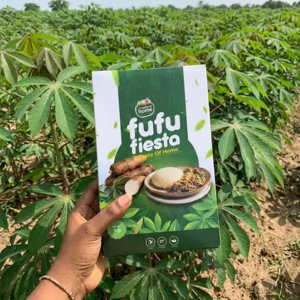 Custom fufu flour packaging box