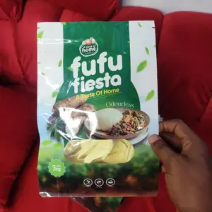Accuxel - Design and Printing Company in Kwara State, Nigeria 2 Custom fufu flour packaging pouch