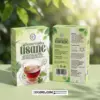 Custom tuck-end tisane tea box with full-color logo printing