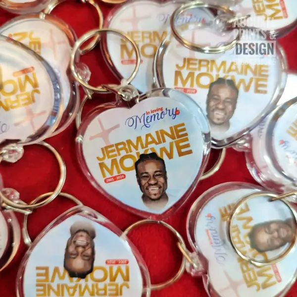 Customized Acrylic Love Keychain