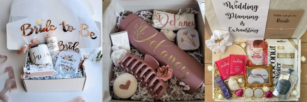 Customized Bride Gift Box as a Bridal shower gift idea