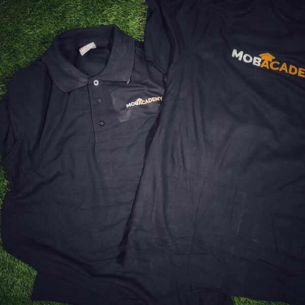 Customized Polo T-Shirt With Company Logo Design Printing