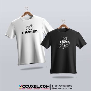 Customized Pre-Wedding Shirt Design and Printing