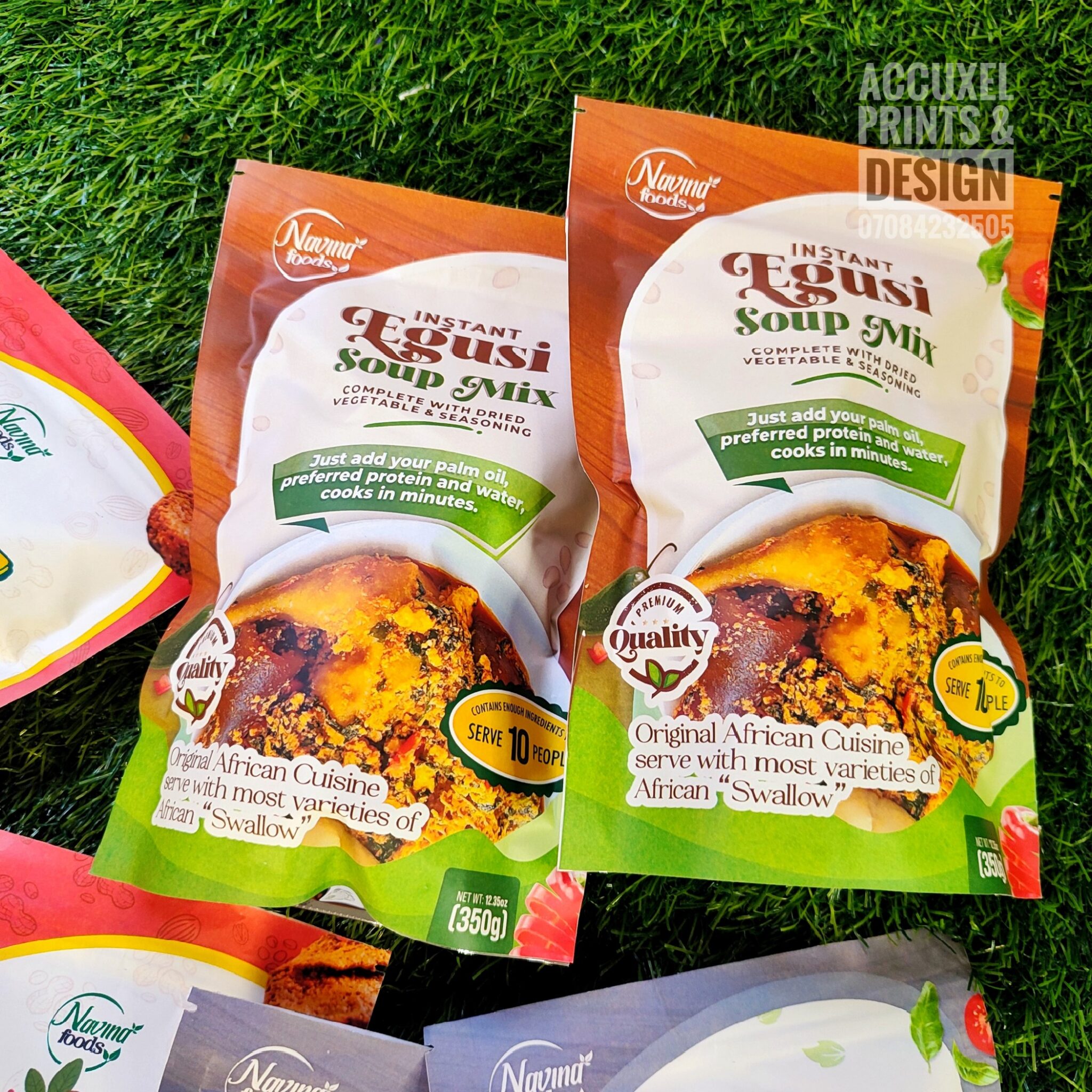 Get Egusi Soup Powder Pouch Packaging Design And Printing - Design And ...