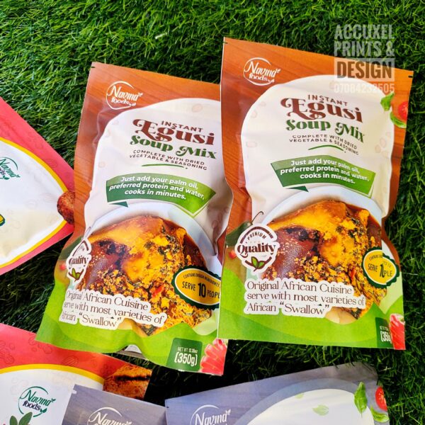 Egusi Soup Powder Pouch Packaging