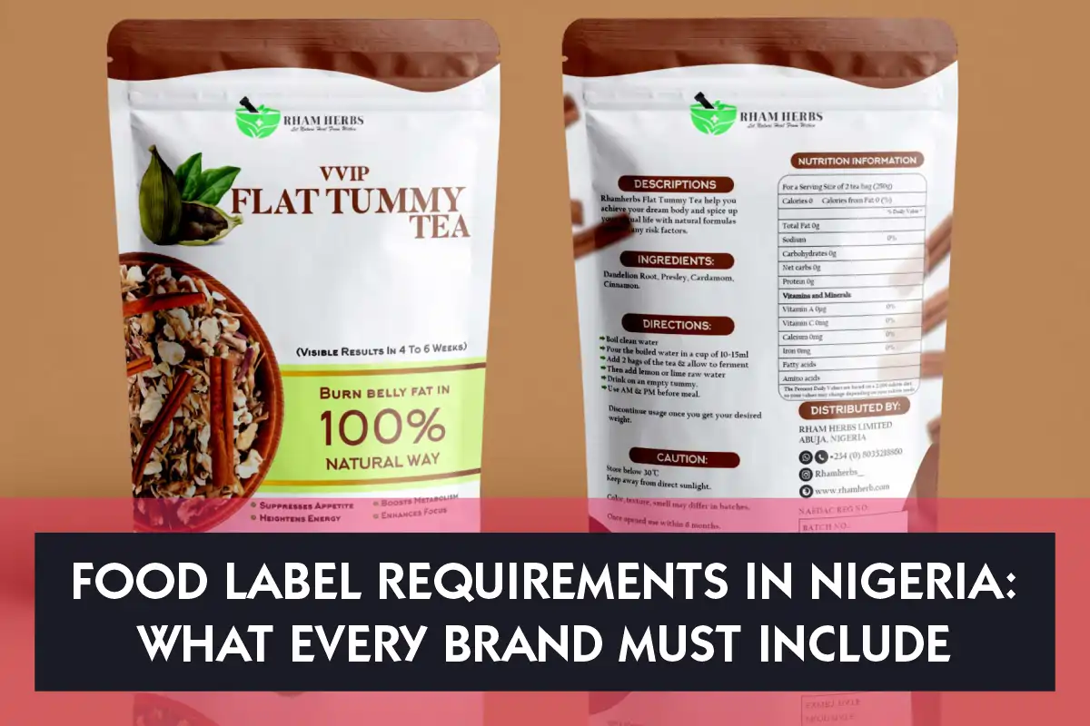 Food Label Requirements in Nigeria What Every Brand Must Include
