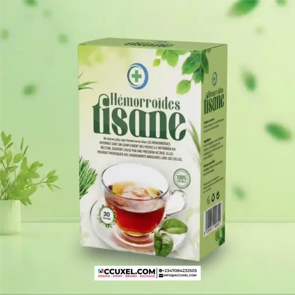 Food-grade, aroma-lock inner lining for fresh tisane packaging
