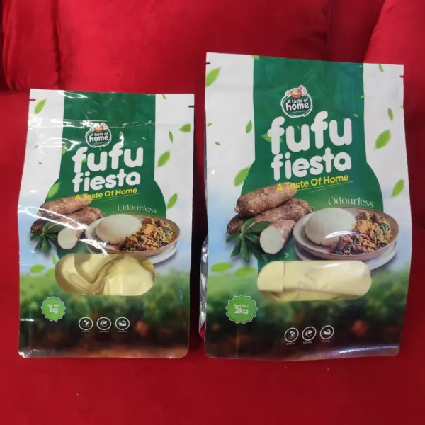 Fufu flour food packaging design printing