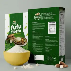 Accuxel - Design and Printing Company in Kwara State, Nigeria 10 Fufu flour packaging box design and printing