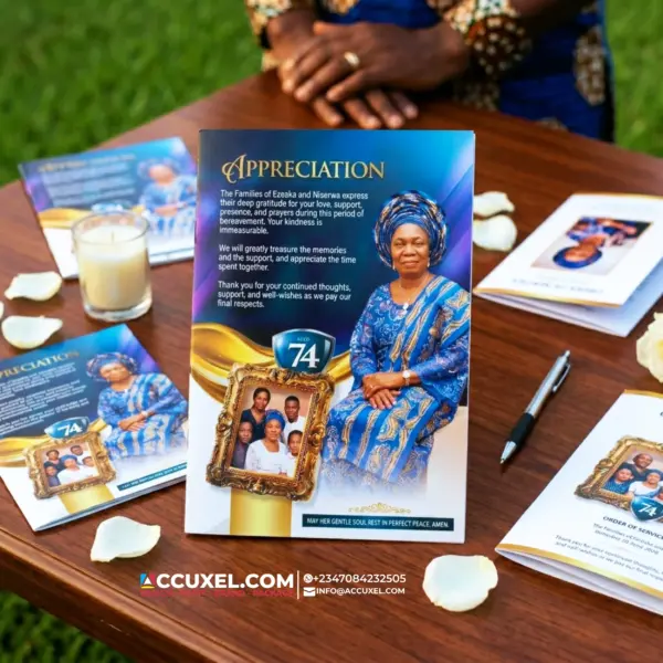 Funeral Program Design Printing