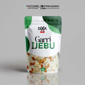 Garri Ijebu Packaging Pouch Design