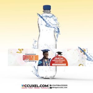 Graduation Water Bottle Labels Sticker