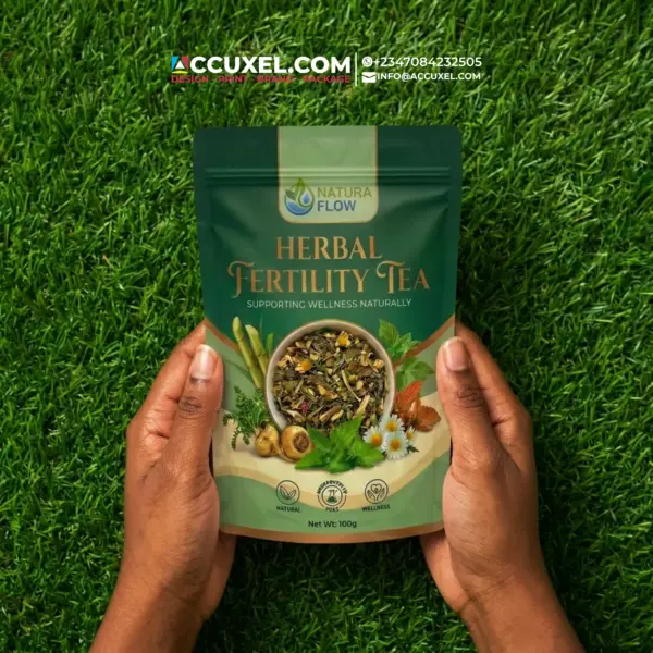 Herbal Fertility Tea Packaging Pouch Printing